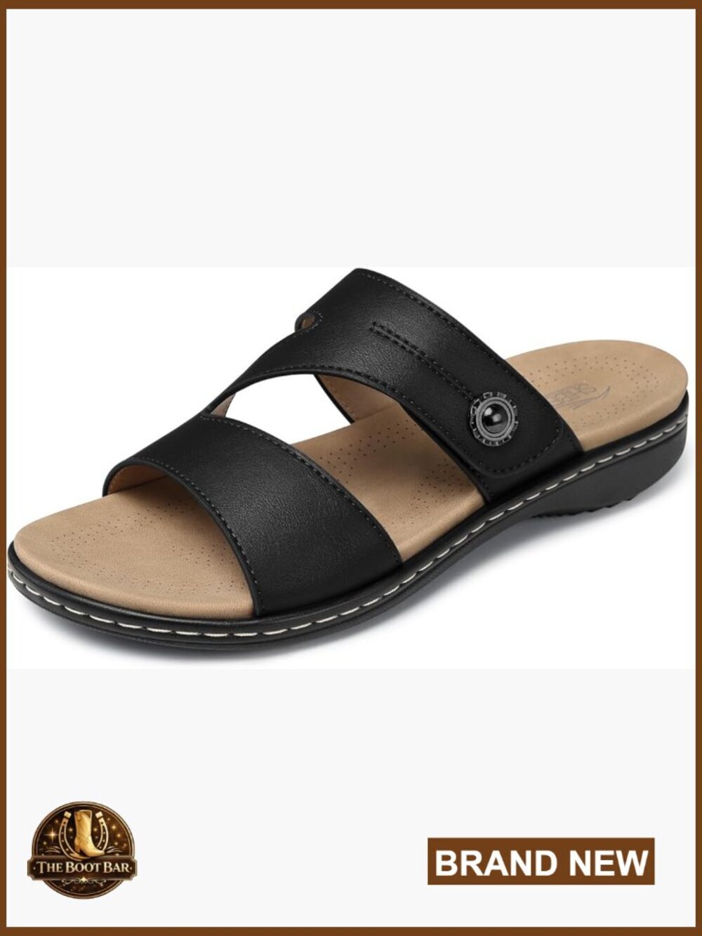 Women's Flat Sandals Slip On Arch Support Comfortable Summer Dressy